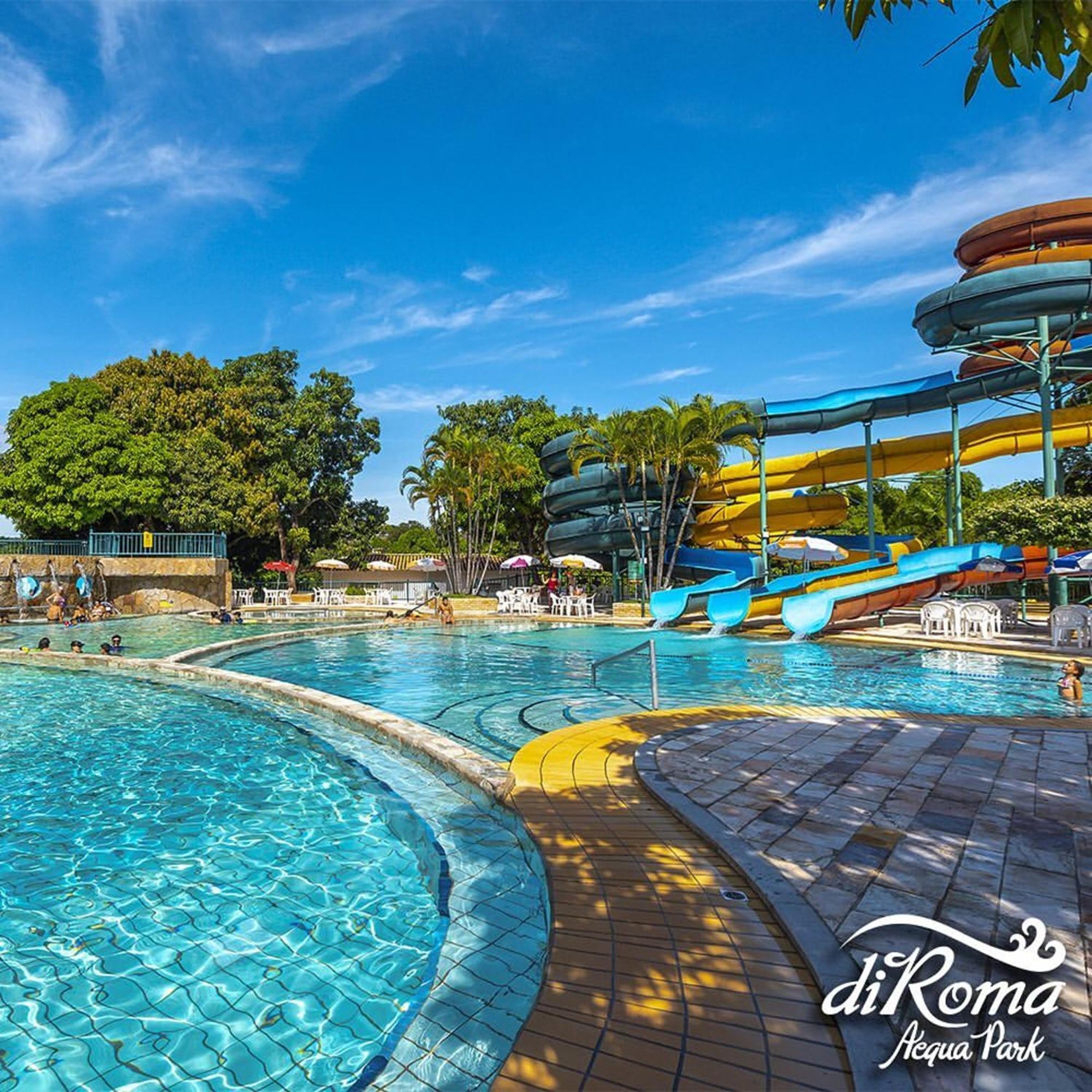 - Spazzio Diroma - 4 Pessoas - Com Acesso Ilimitado Ao Diroma Acqua Park 公寓 Caldas Novas
