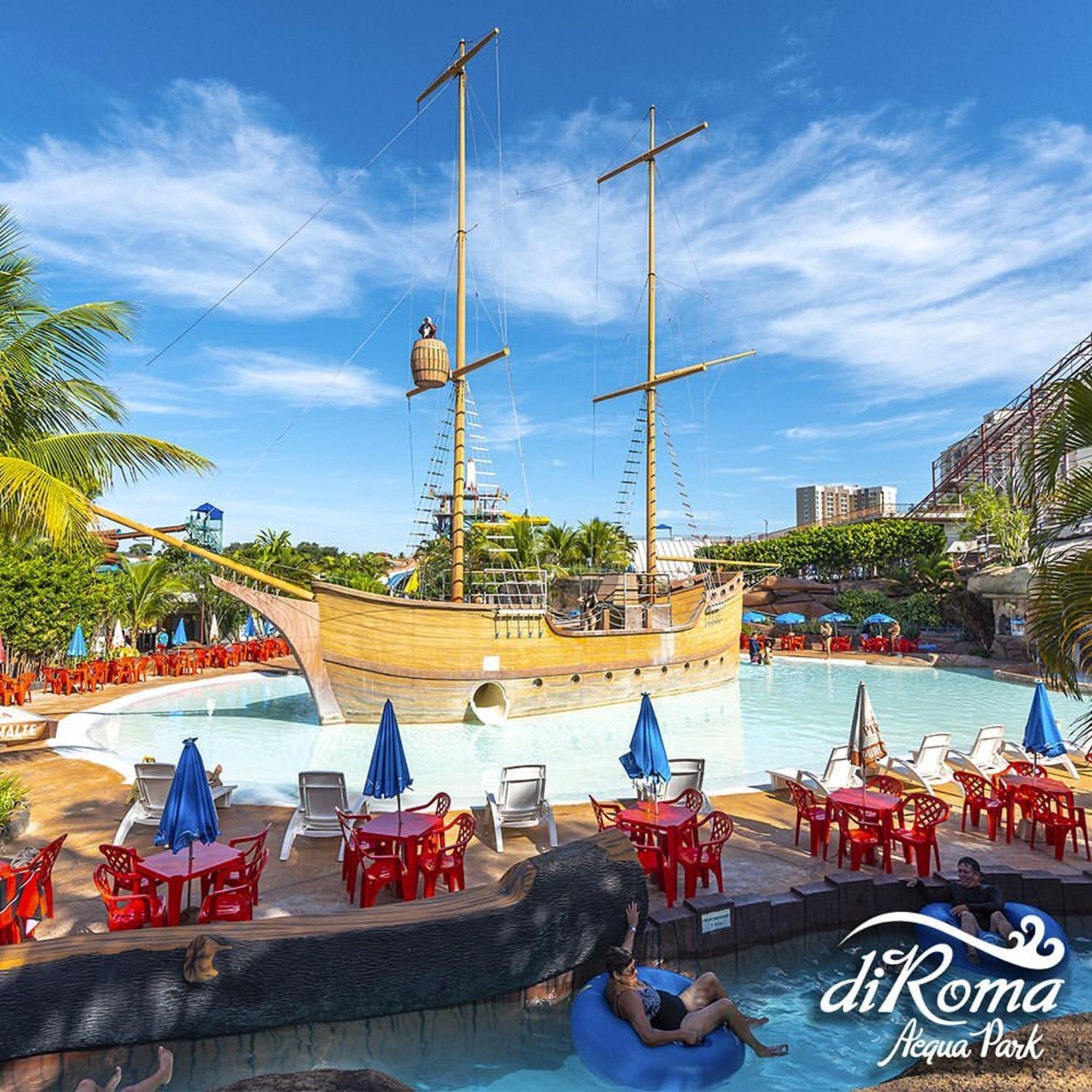 Apartamento - Spazzio Diroma - 4 Pessoas - Com Acesso Ilimitado Ao Diroma Acqua Park *